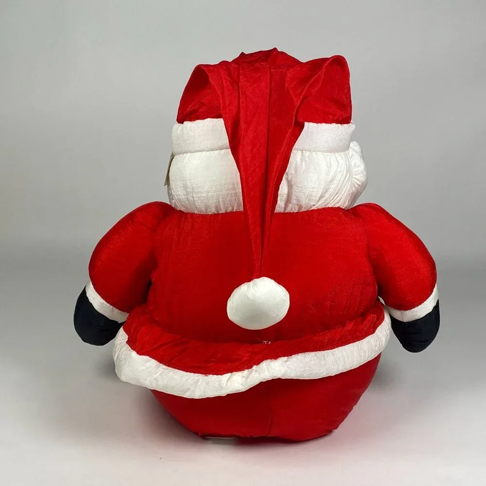 Vintage Chosun Santa Claus Nylon Plush Stuffed Toy Christmas Holiday Decor